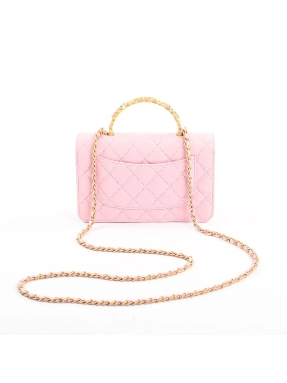 Chanel Chain Wallet Top Handle Shoulder Bag